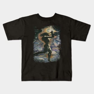 Doors of Perception - Jean Delville - esoteric vintage art Kids T-Shirt